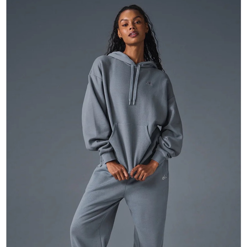 ALO Yoga Accolade Gray Hoodie
